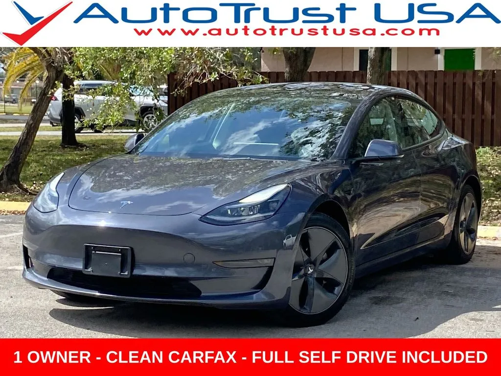 Silver 2022 Tesla Model 3 Long Range for sale in Miramar, FL