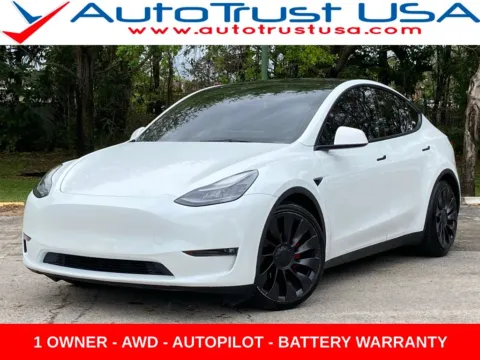 White 2022 Tesla Model Y Performance for sale in Miramar, FL