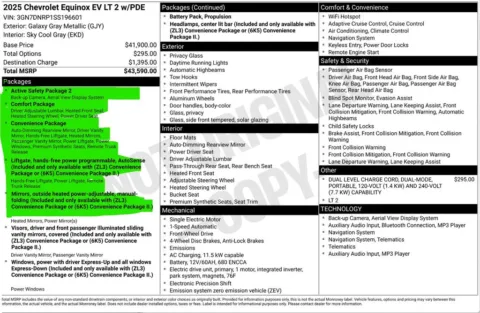 Photos of 2025 Chevrolet Equinox EV LT for sale in Miramar, FL at Auto Trust USA