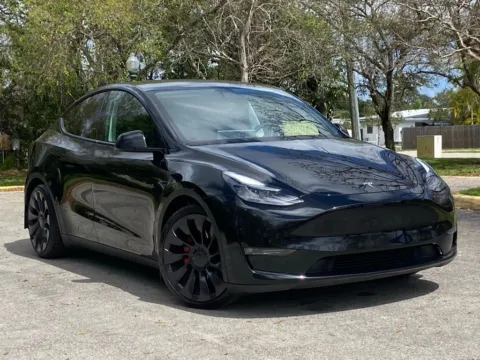 Another view of 2021 Tesla Model Y Performance for sale in Miramar, FL at Auto Trust USA