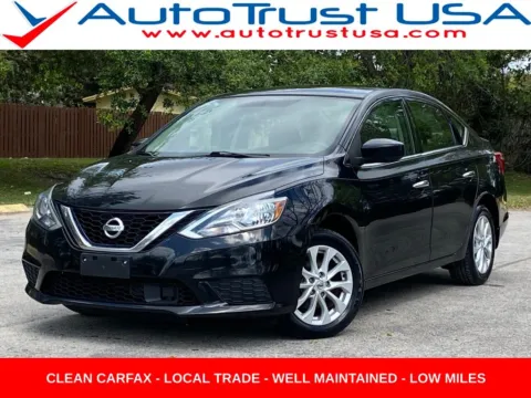 Black 2018 Nissan Sentra SV for sale in Miramar, FL