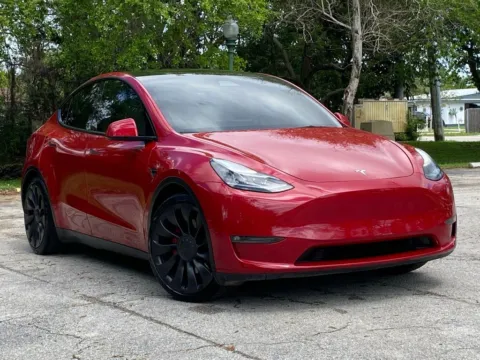 Another view of 2021 Tesla Model Y Performance for sale in Miramar, FL at Auto Trust USA