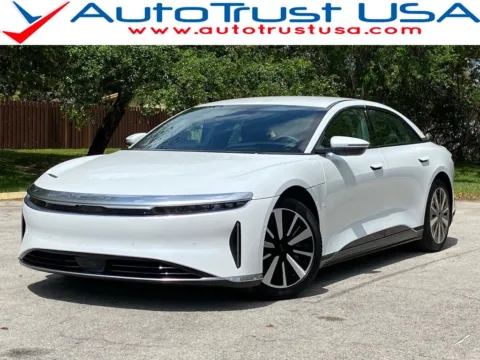 White 2024 Lucid Air Pure for sale in Miramar, FL
