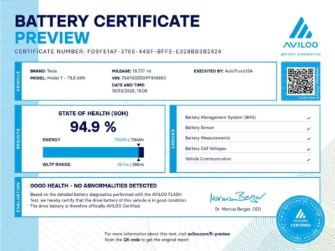 Another view of 2023 Tesla Model Y Standard Range for sale in Miramar, FL at Auto Trust USA