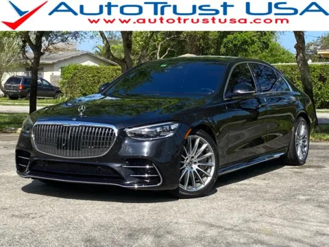Black 2021 Mercedes-Benz S-Class S 580 for sale in Miramar, FL