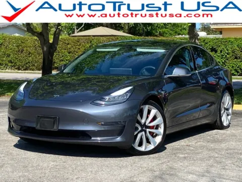 Blue 2019 Tesla Model 3 Long Range for sale in Miramar, FL