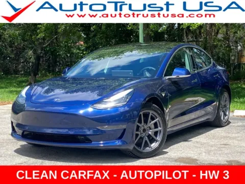 Blue 2020 Tesla Model 3 Standard Range Plus for sale in Miramar, FL