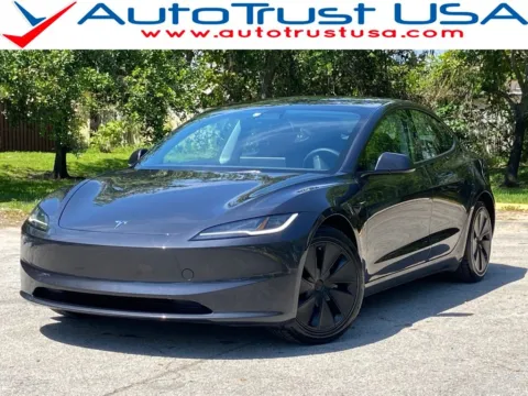 Gray 2024 Tesla Model 3 Long Range for sale in Miramar, FL