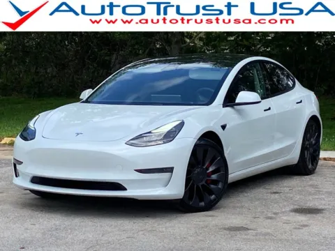 White 2023 Tesla Model 3 Performance for sale in Miramar, FL