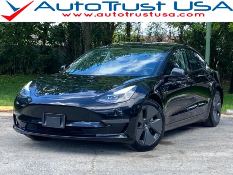 Black 2021 Tesla Model 3 Standard Range Plus for sale in Miramar, FL