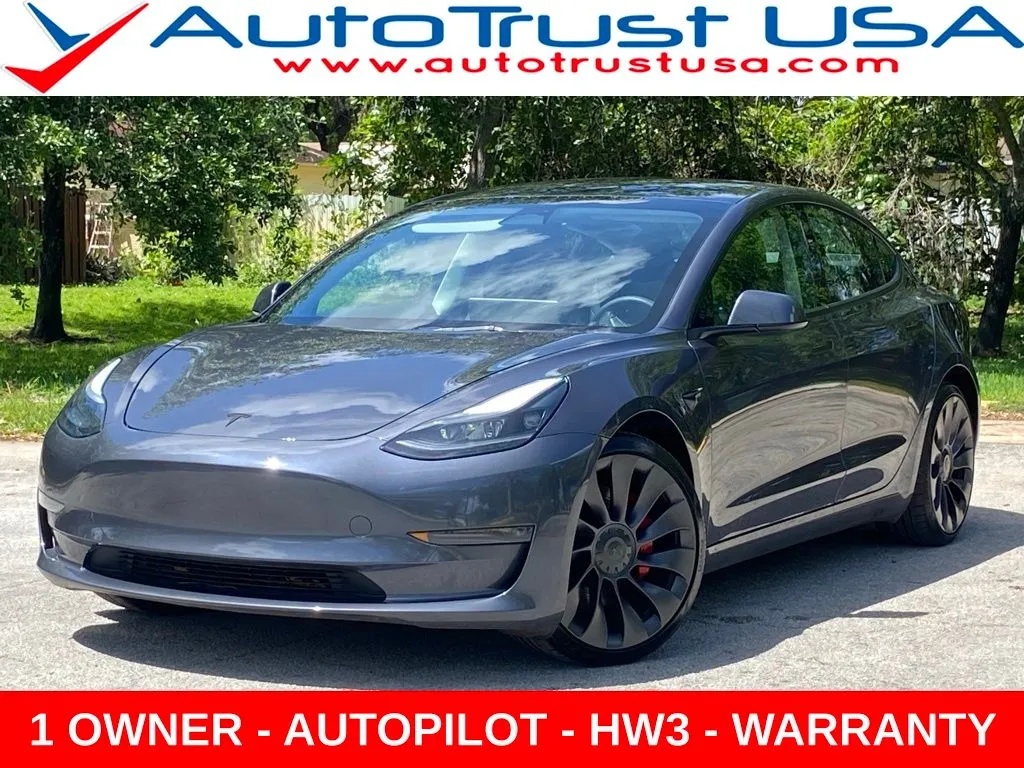Silver 2023 Tesla Model 3 Performance for sale in Miramar, FL