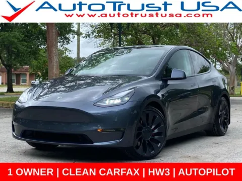 Silver 2022 Tesla Model Y Performance for sale in Miramar, FL