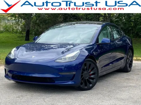Blue 2023 Tesla Model 3 Performance for sale in Miramar, FL