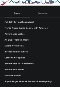 Black 2025 Tesla Model Y Performance for sale in Miramar, FL