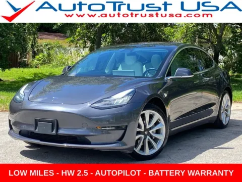 Silver 2018 Tesla Model 3 Mid Range for sale in Miramar, FL