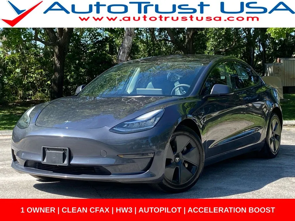 Black 2022 Tesla Model 3 Long Range for sale in Miramar, FL