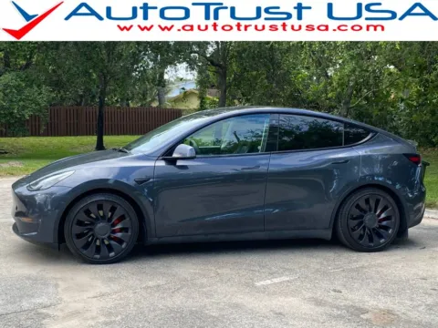 Blue 2022 Tesla Model Y Performance for sale in Miramar, FL