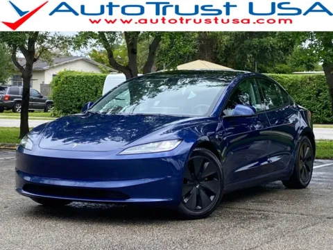 Blue 2024 Tesla Model 3 Long Range for sale in Miramar, FL