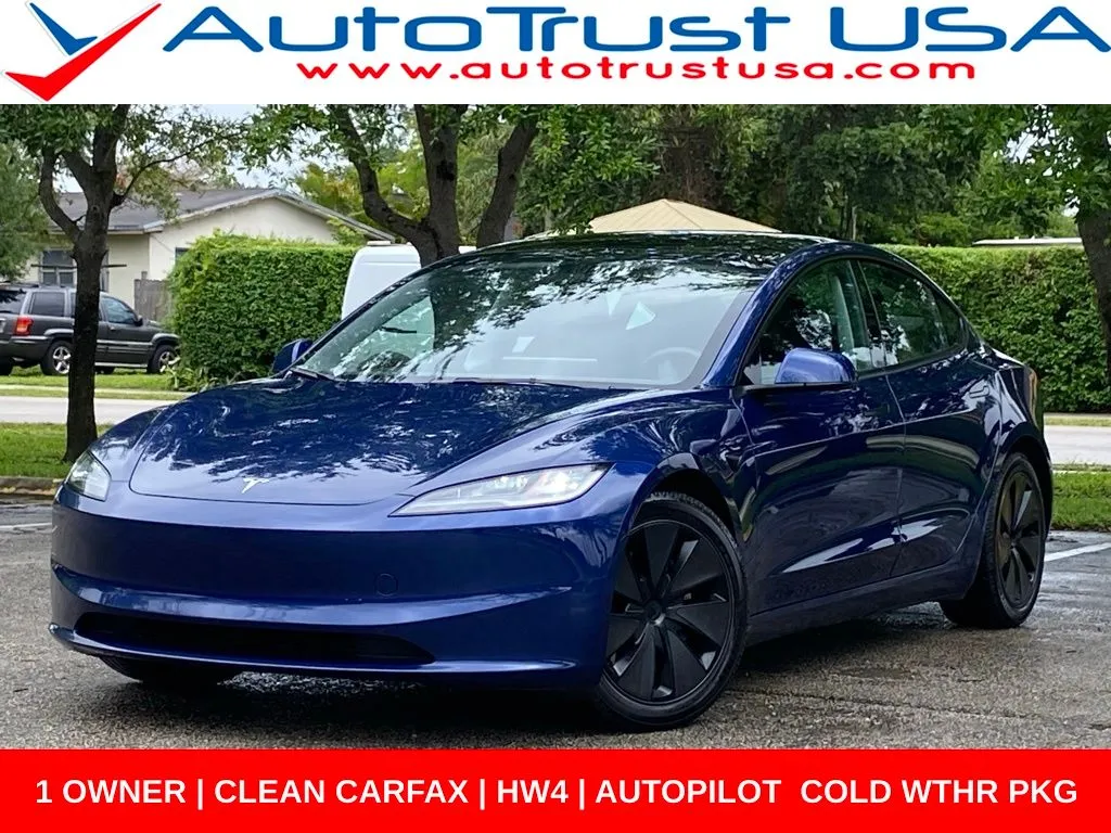 Blue 2024 Tesla Model 3 Long Range for sale in Miramar, FL