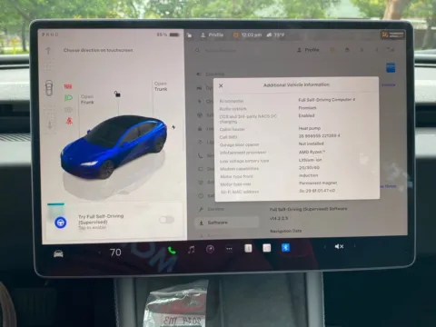 Another view of 2024 Tesla Model 3 Long Range for sale in Miramar, FL at Auto Trust USA