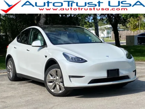 White 2021 Tesla Model Y Standard Range for sale in Miramar, FL