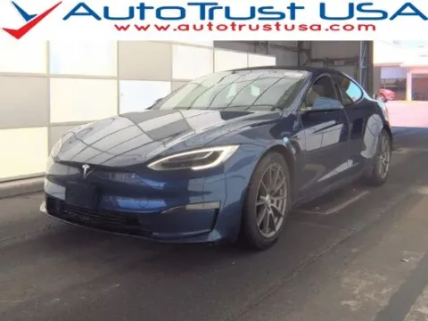 Blue 2021 Tesla Model S Plaid for sale in Miramar, FL