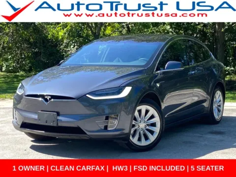 Blue 2020 Tesla Model X Long Range for sale in Miramar, FL