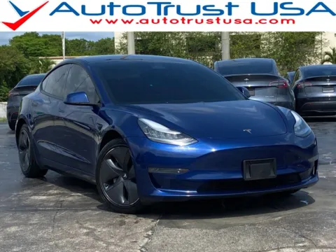 Blue 2019 Tesla Model 3 Standard Range Plus for sale in Miramar, FL