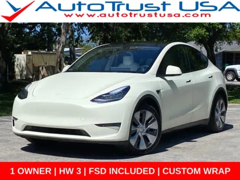 White 2022 Tesla Model Y Long Range for sale in Miramar, FL
