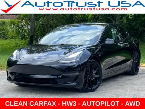 Black 2021 Tesla Model 3 Long Range for sale in Miramar, FL