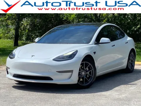 White 2021 Tesla Model 3 Standard Range Plus for sale in Miramar, FL