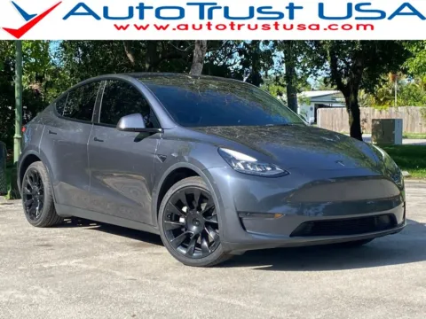 Blue 2021 Tesla Model Y Long Range for sale in Miramar, FL