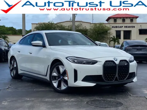 White 2023 BMW i4 eDrive40 for sale in Miramar, FL