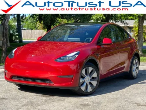 Red 2023 Tesla Model Y Long Range for sale in Miramar, FL