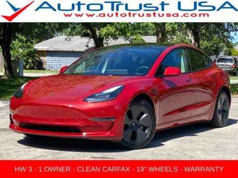 Red 2023 Tesla Model 3 for sale in Miramar, FL