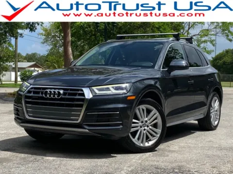 Gray 2019 Audi Q5 2.0T Premium Plus for sale in Miramar, FL