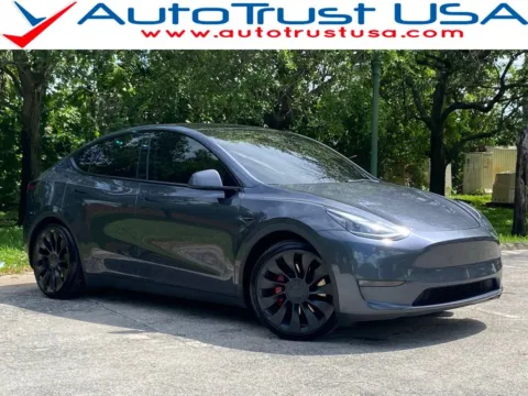 Blue 2022 Tesla Model Y Performance for sale in Miramar, FL