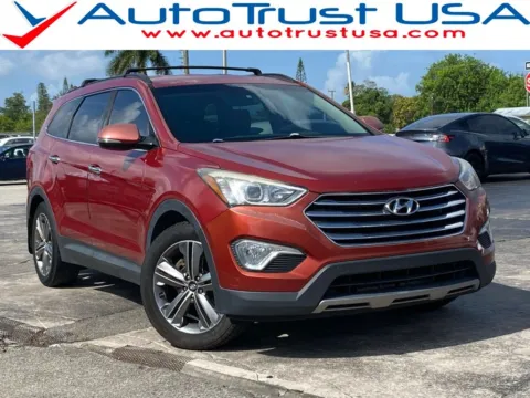 Red 2014 Hyundai Santa Fe GLS for sale in Miramar, FL