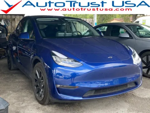 Blue 2021 Tesla Model Y Long Range for sale in Miramar, FL