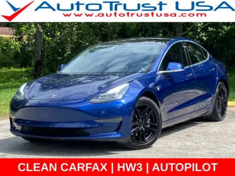 Blue 2020 Tesla Model 3 Standard Range Plus for sale in Miramar, FL