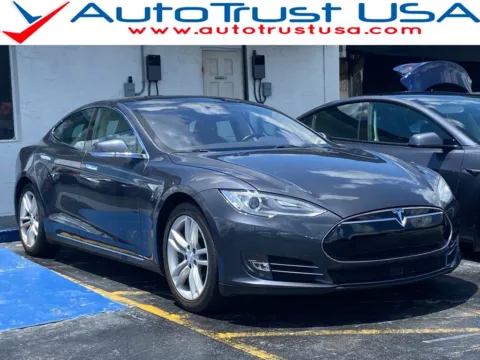 Black 2015 Tesla Model S 85 for sale in Miramar, FL