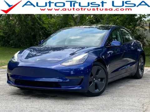 Blue 2021 Tesla Model 3 Long Range for sale in Miramar, FL