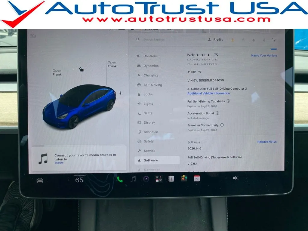 Blue 2021 Tesla Model 3 Long Range for sale in Miramar, FL