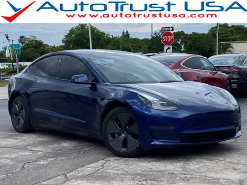 Blue 2023 Tesla Model 3 for sale in Miramar, FL