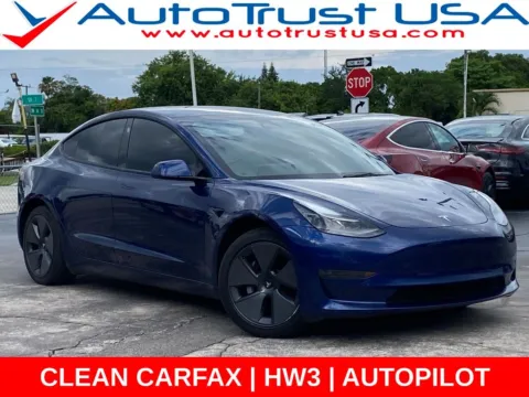 Blue 2023 Tesla Model 3 for sale in Miramar, FL