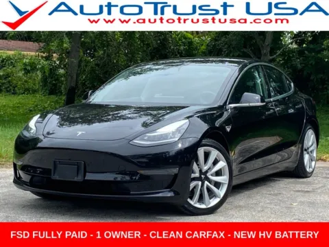 Black 2020 Tesla Model 3 Long Range for sale in Miramar, FL