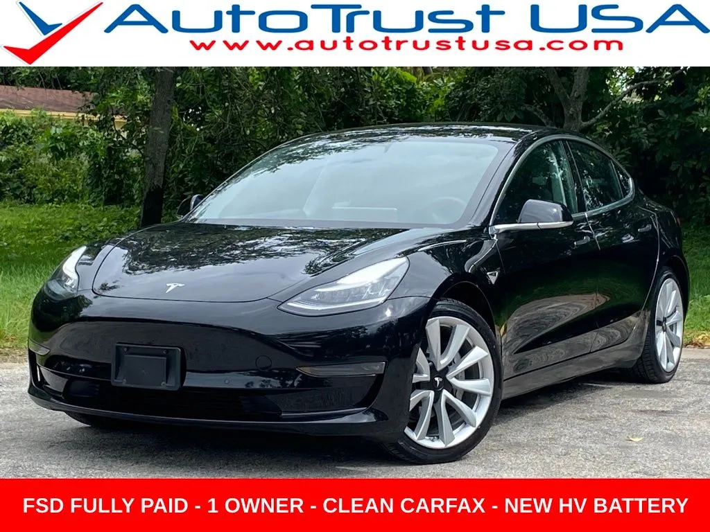 Black 2020 Tesla Model 3 Long Range for sale in Miramar, FL