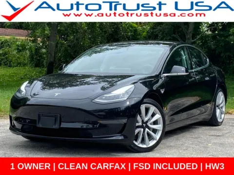 Black 2020 Tesla Model 3 Long Range for sale in Miramar, FL