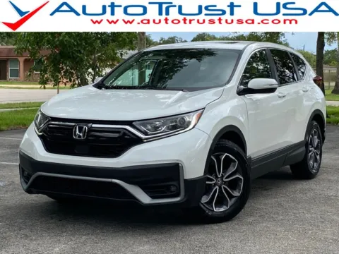 White 2021 Honda CR-V EX for sale in Miramar, FL