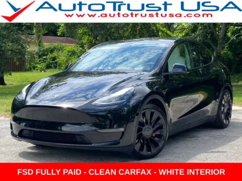 Black 2022 Tesla Model Y Performance for sale in Miramar, FL